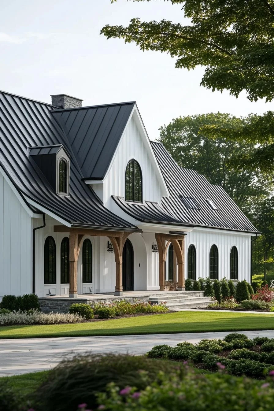 Modern Elegance in Gothic Gable Design
