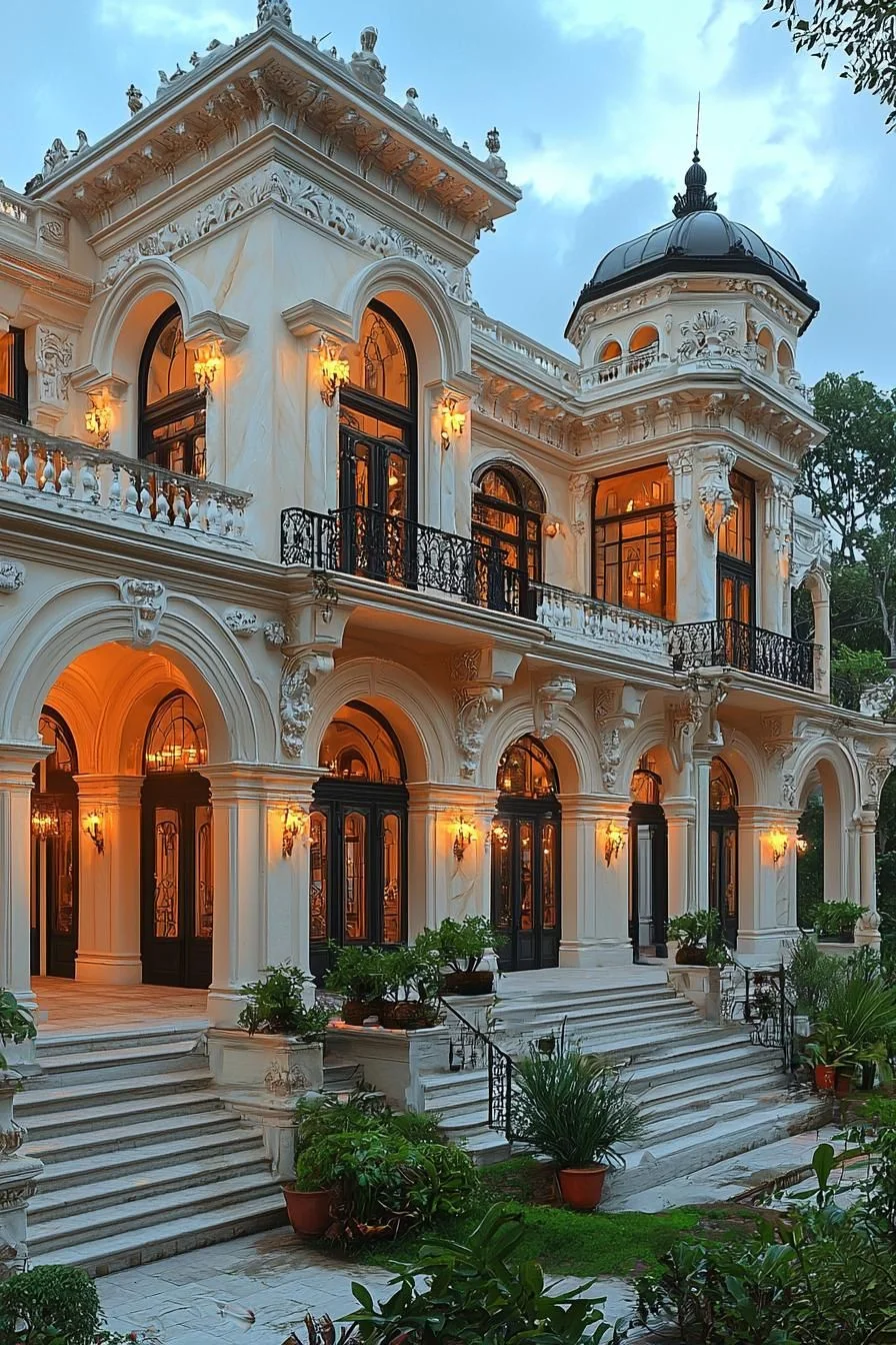 Marble Steps of Opulent Delight