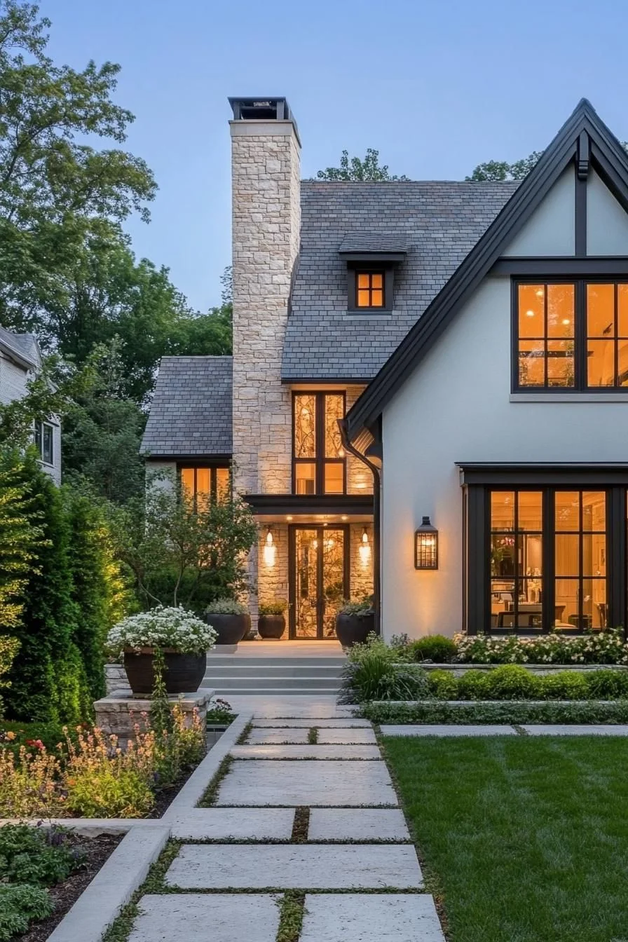 Cottage Combining Classic and Modern Style