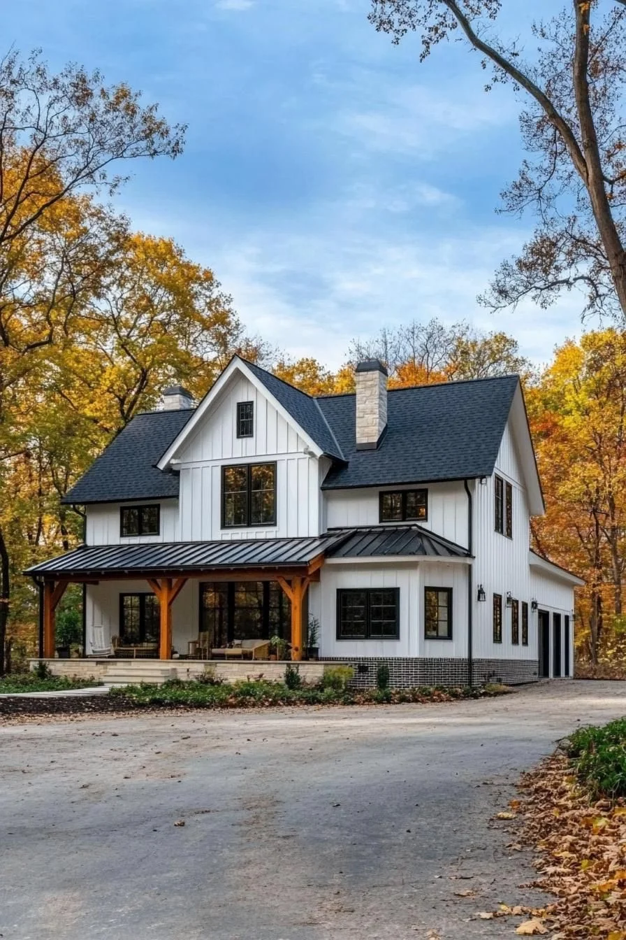 A Cozy Farmhouse Tucked Into the Trees