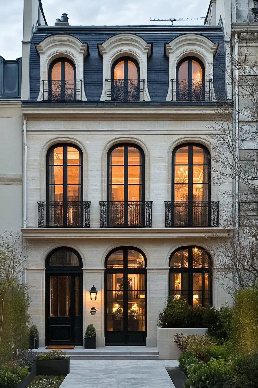 Urban French Facade Design Ideas