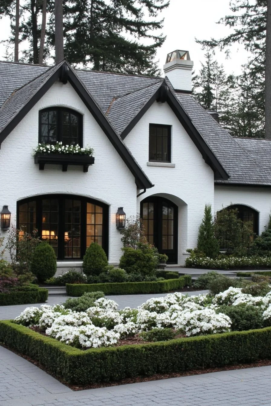 Charming Gables in a Floral Setting