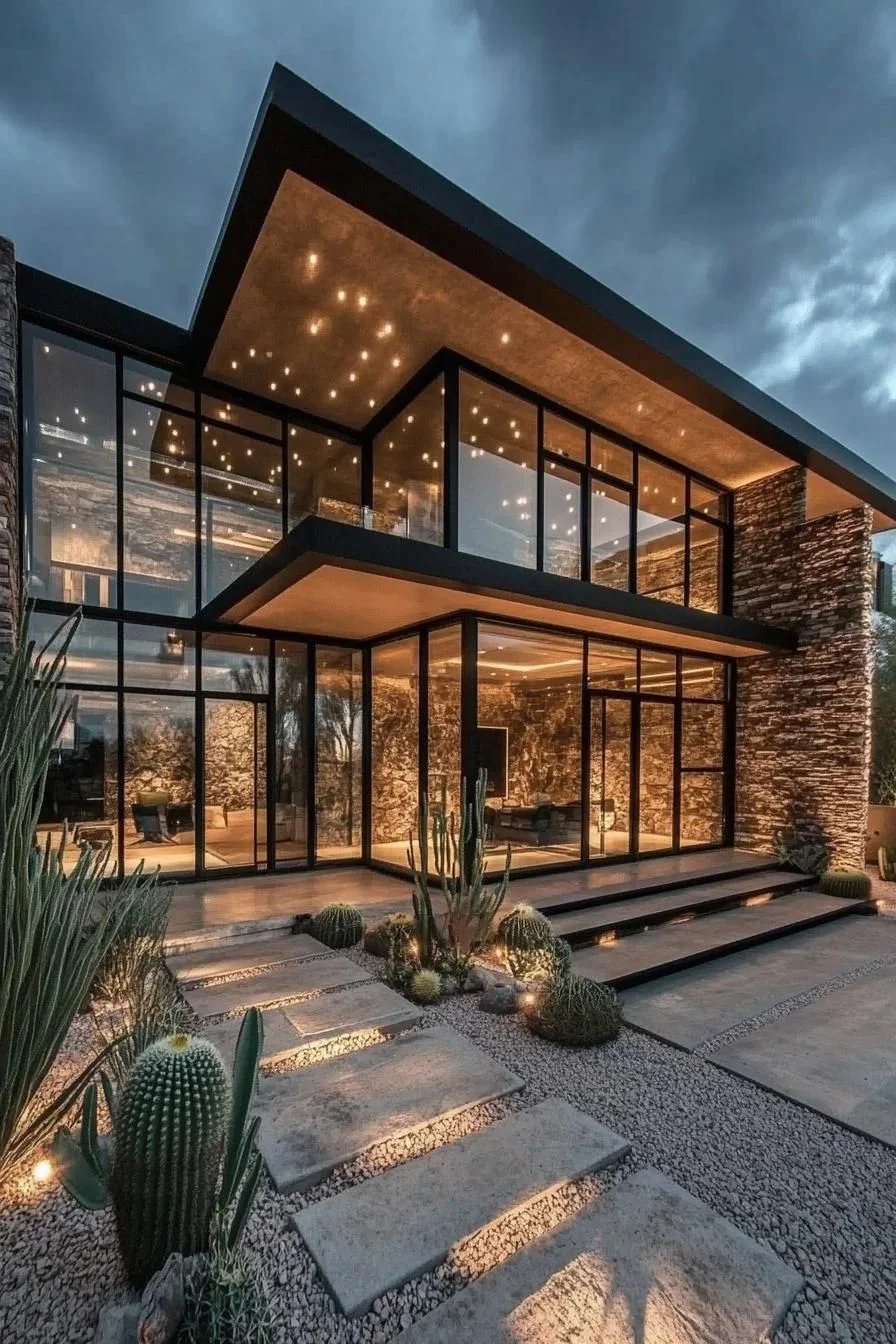 A Starlit Retreat Among the Cacti