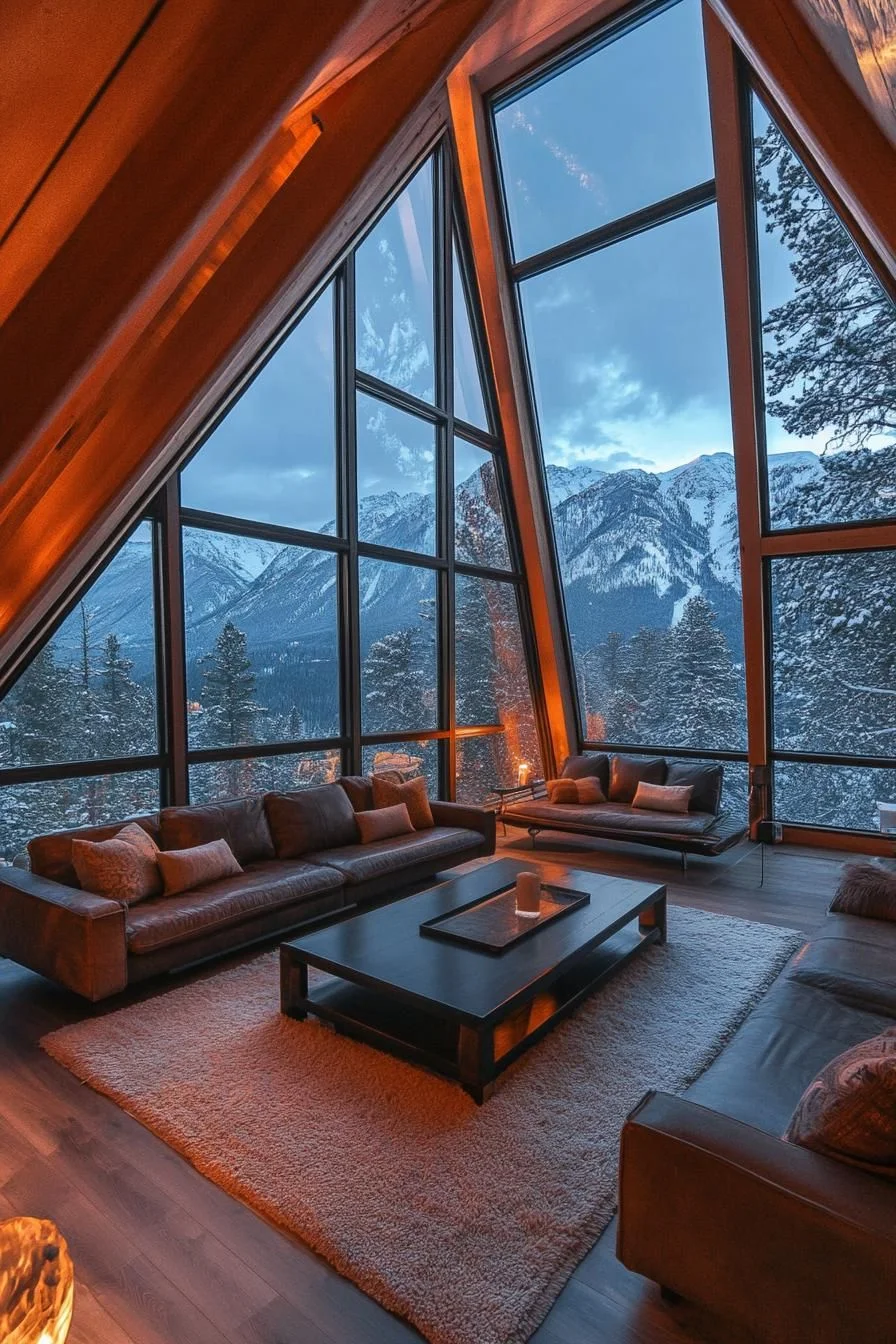 A Snug A-Frame Winter Hideaway