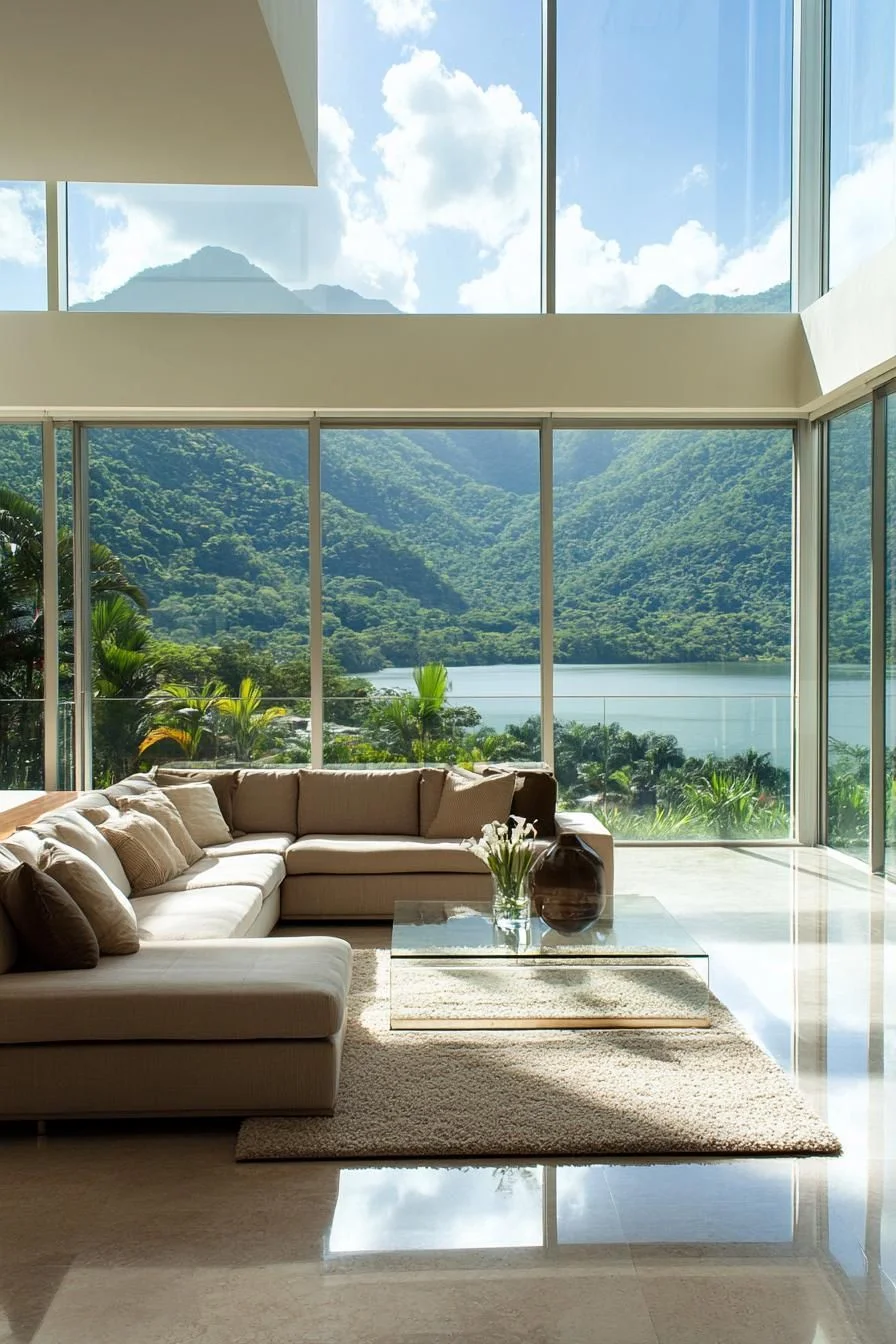 A Lounge With Crystal-Clear Views