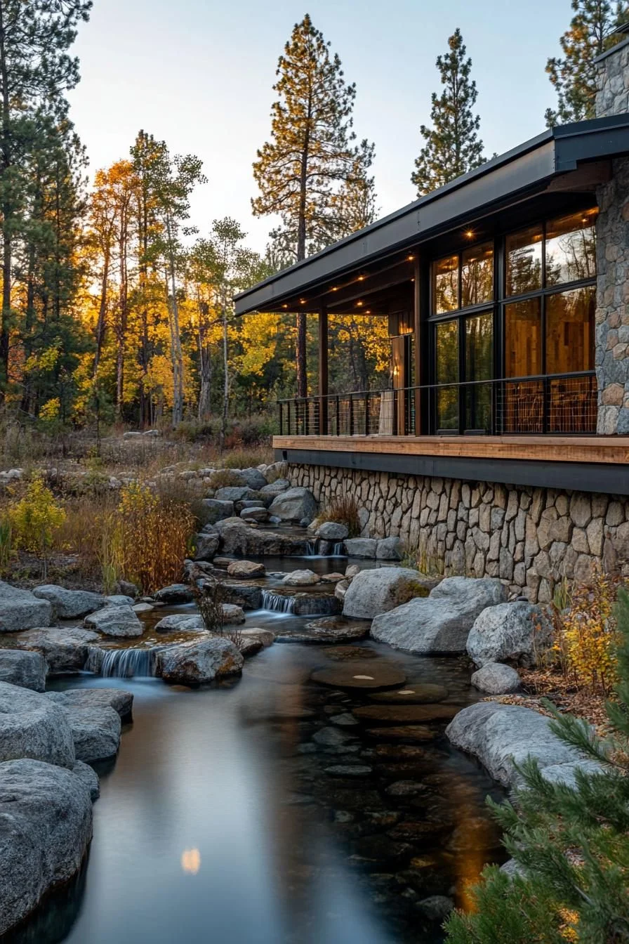 Stone Home Along the Creek