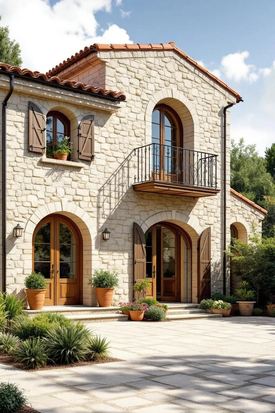 A Sunlit Stone Home in Italy