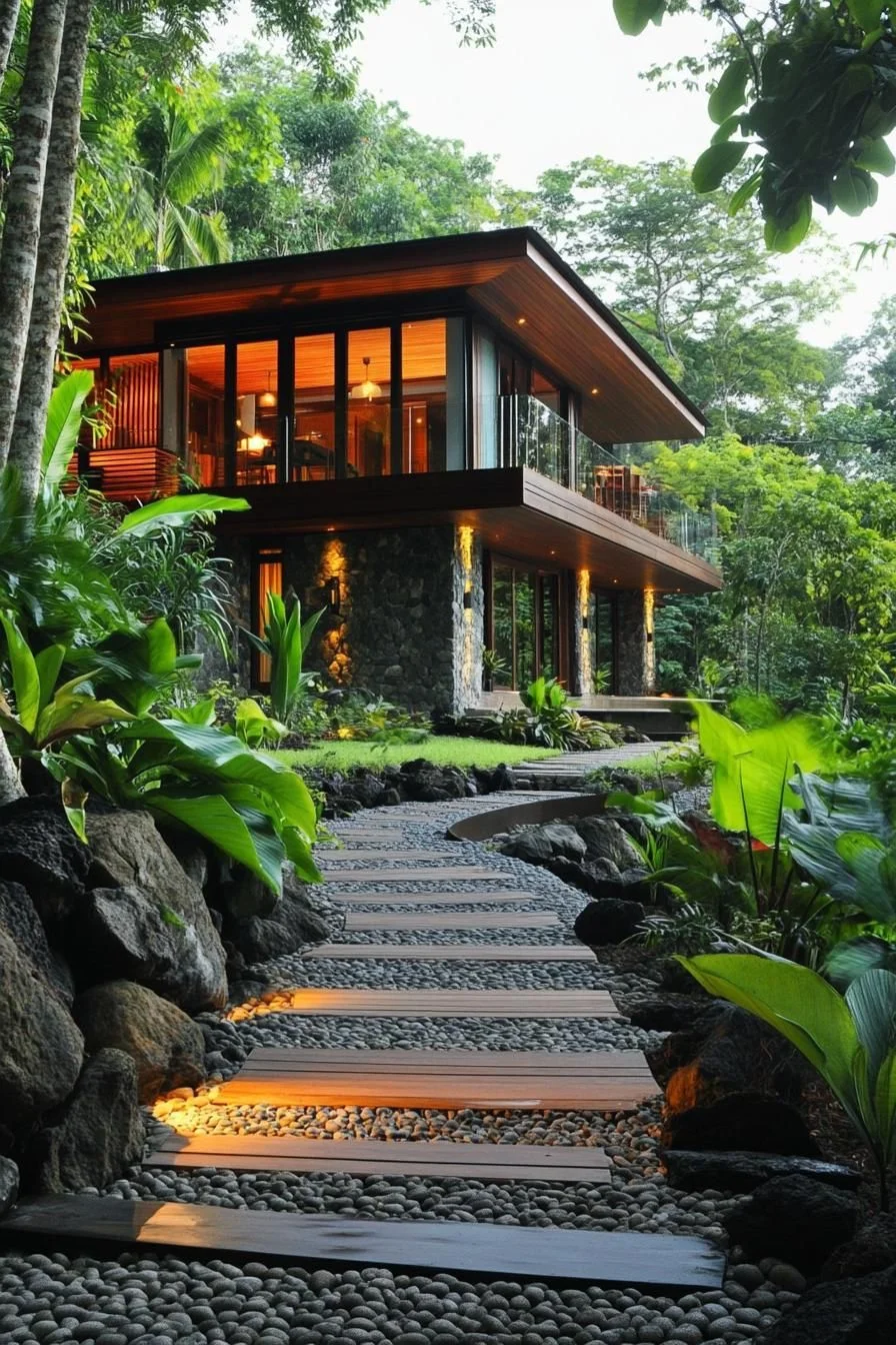 A Verdant Jungle Villa View