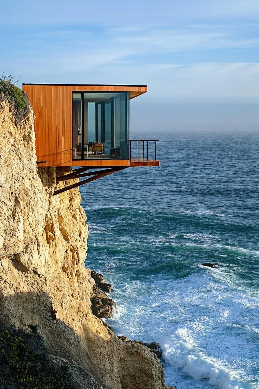 Cantilevered Frames With Clean Lines