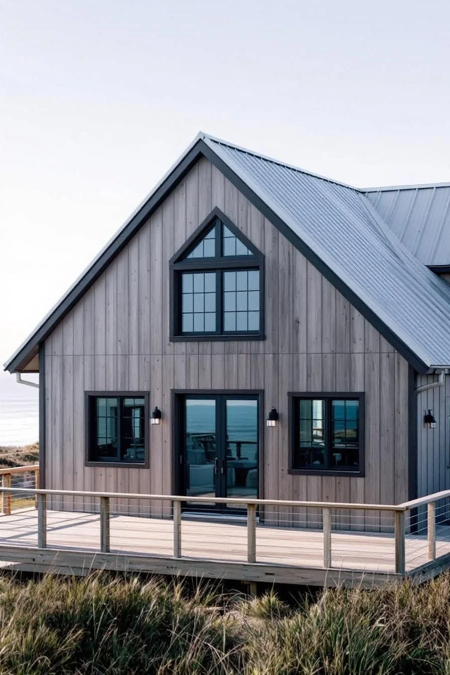 A Rustic Coastal House Overlooking the Sea
