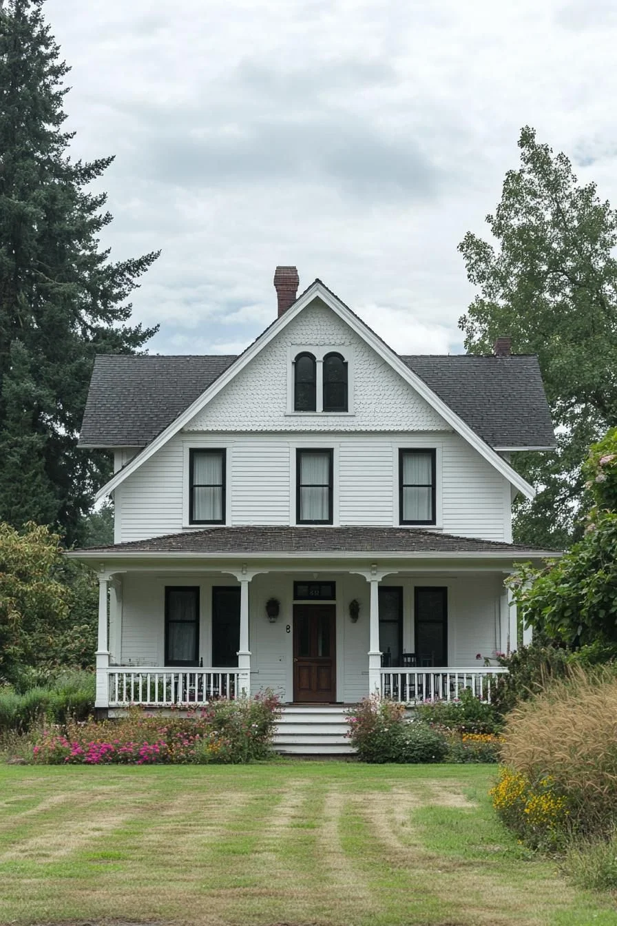 A Cozy Farmhouse with a Well-Pitched Roof