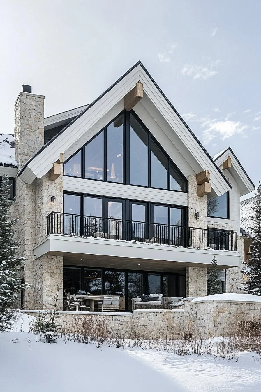 Glass-Front Home in the Alps