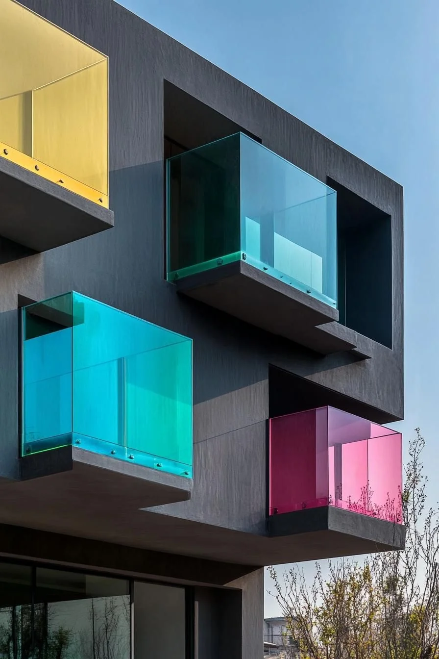 Colorful Terrace and Balcony Design