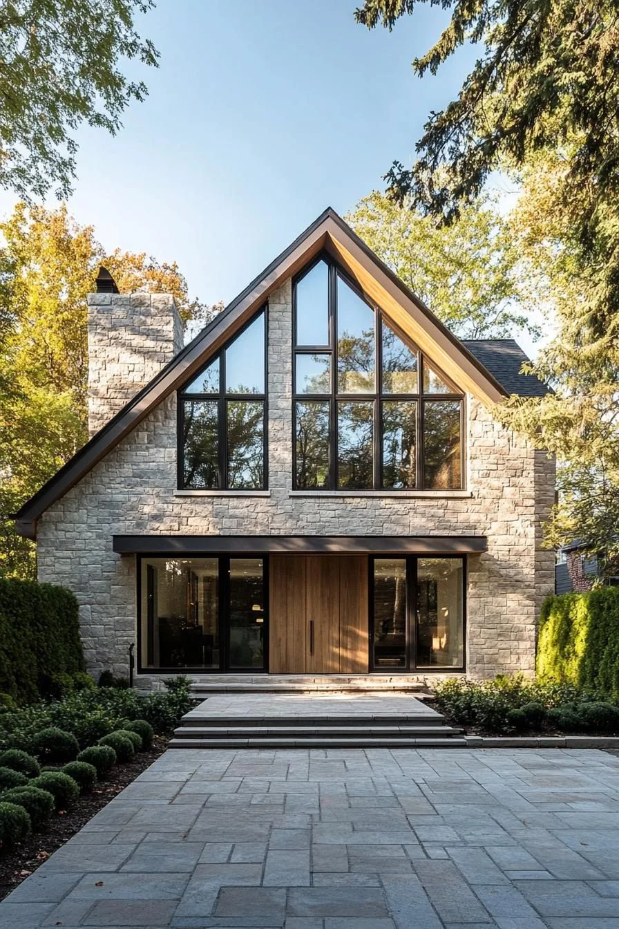 Stone Cottage Reaching Toward the Sky