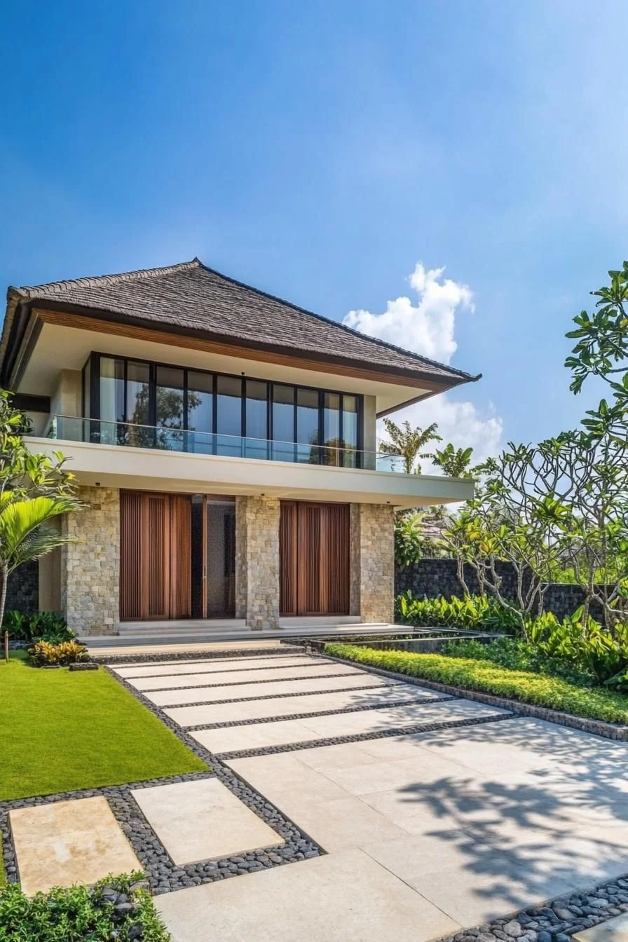 Sunlit Splendor: A Stone-Edged Bali Retreat