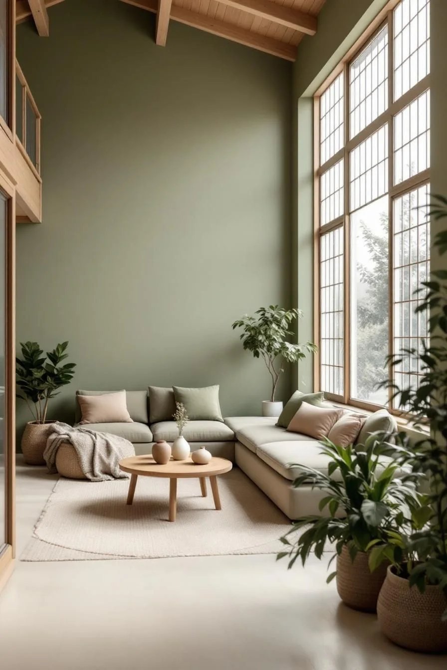 Green-Filled Japandi Style Reimagined