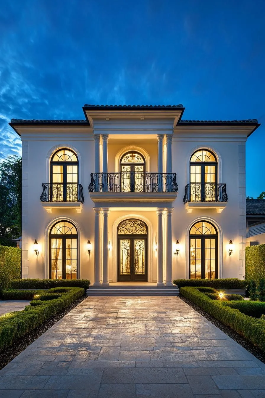 An Architectural Marvel Under Moonlight