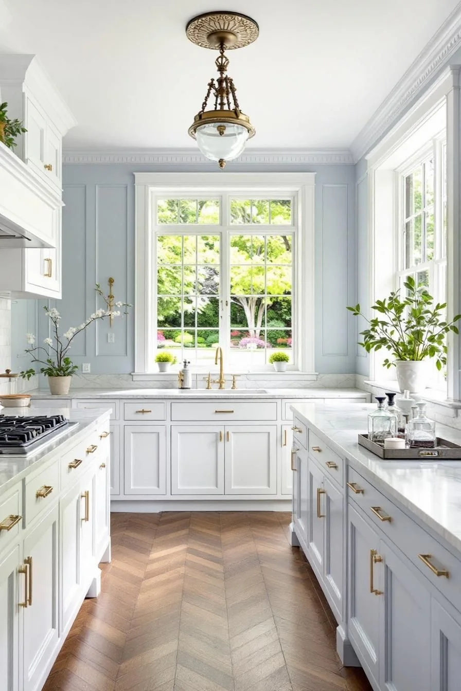 Brass Hardware and Sunlit Rooms