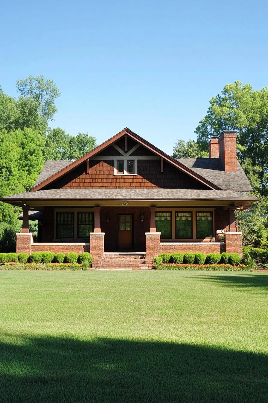 A Timber Farmhouse Wrapped in Brick