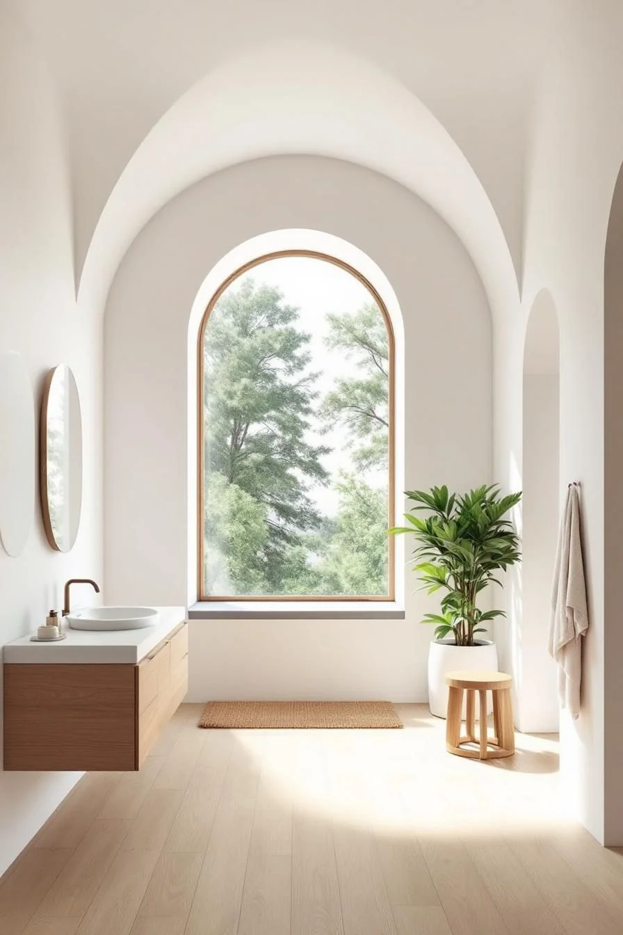 An Inviting Spanish Space With Sunlit Arches