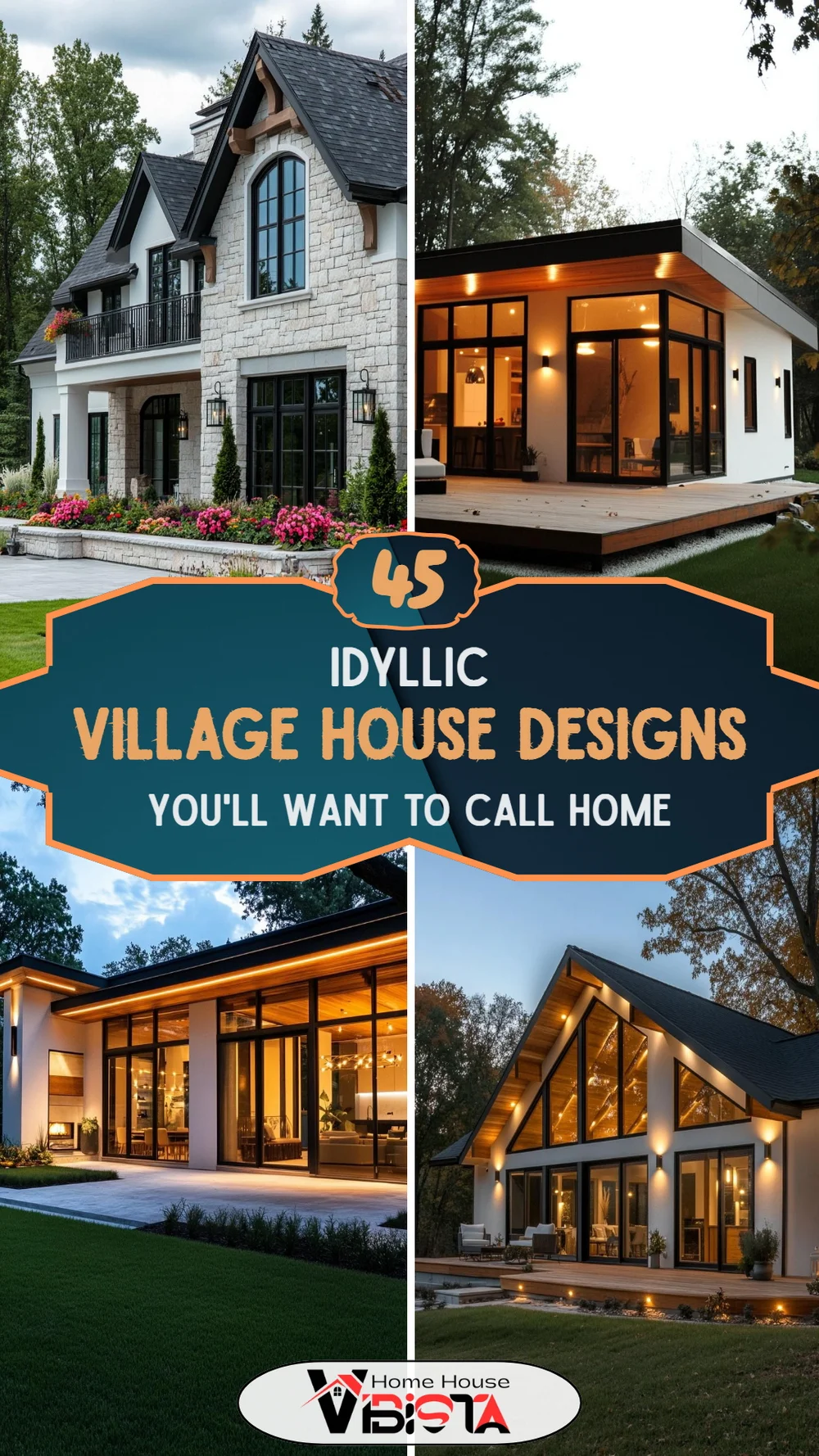 45 Idyllic Village House Designs You’ll Want to Call Home