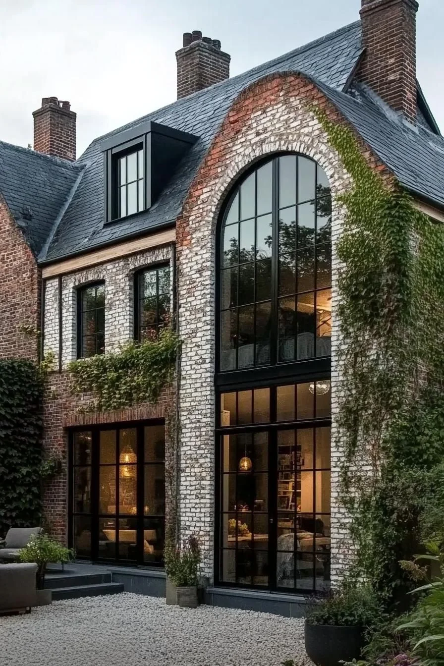 Ivy-Covered Brick House Details