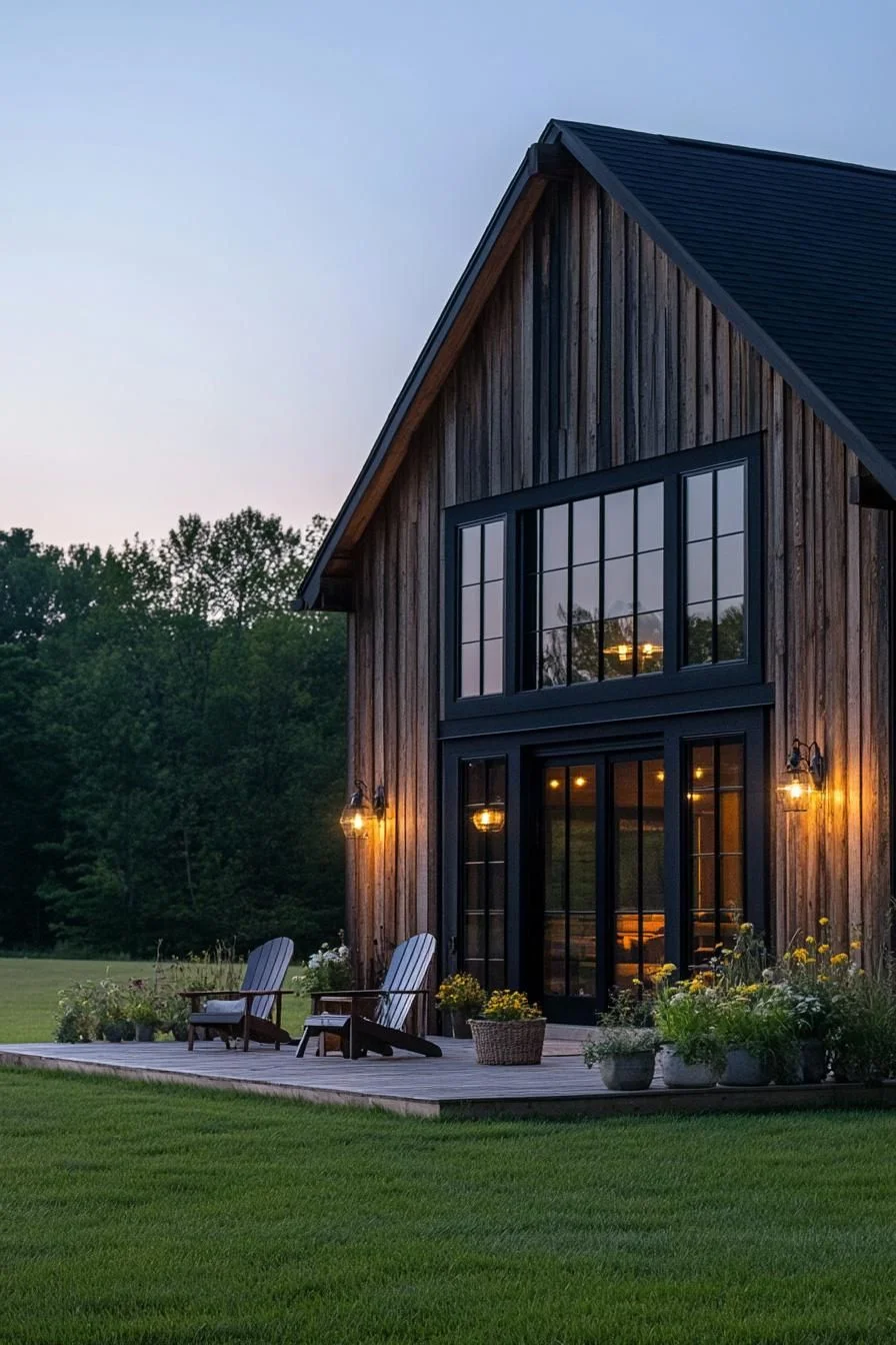 An Evening Spent at the Barn House