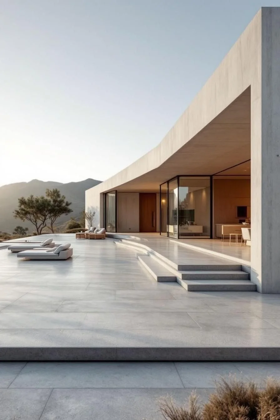 Zen-Inspired Concrete Retreat