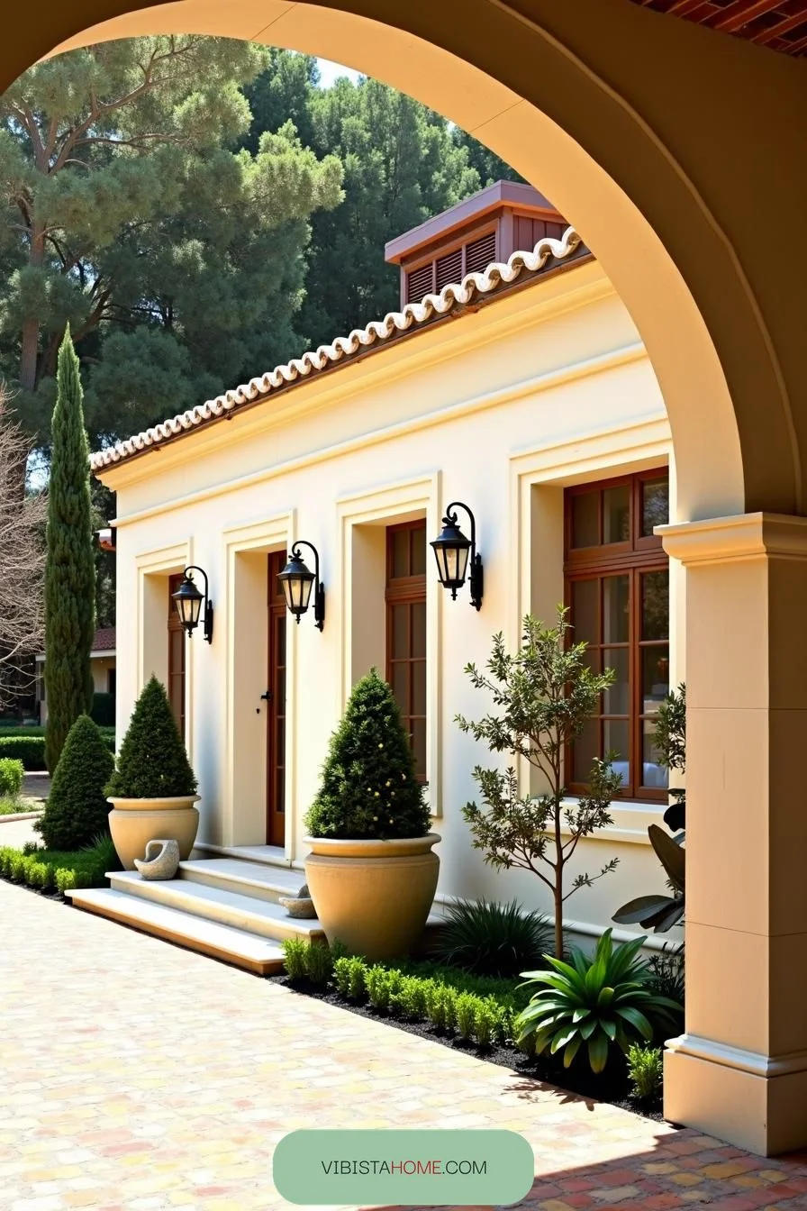 Cypress Sentry in Sunlit Elegance