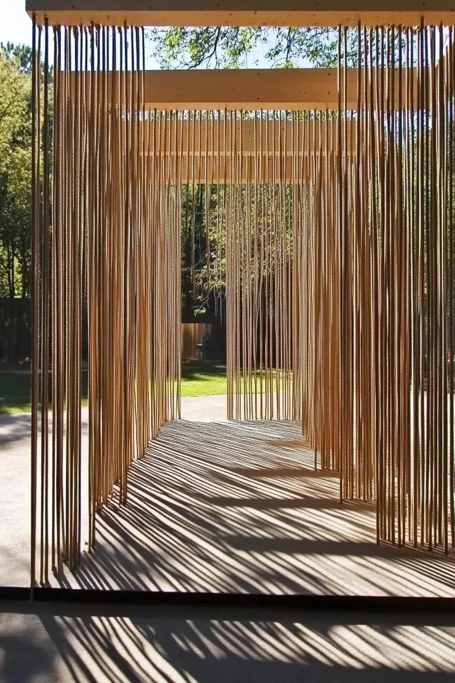 String-Style Pavilion Shadow Design