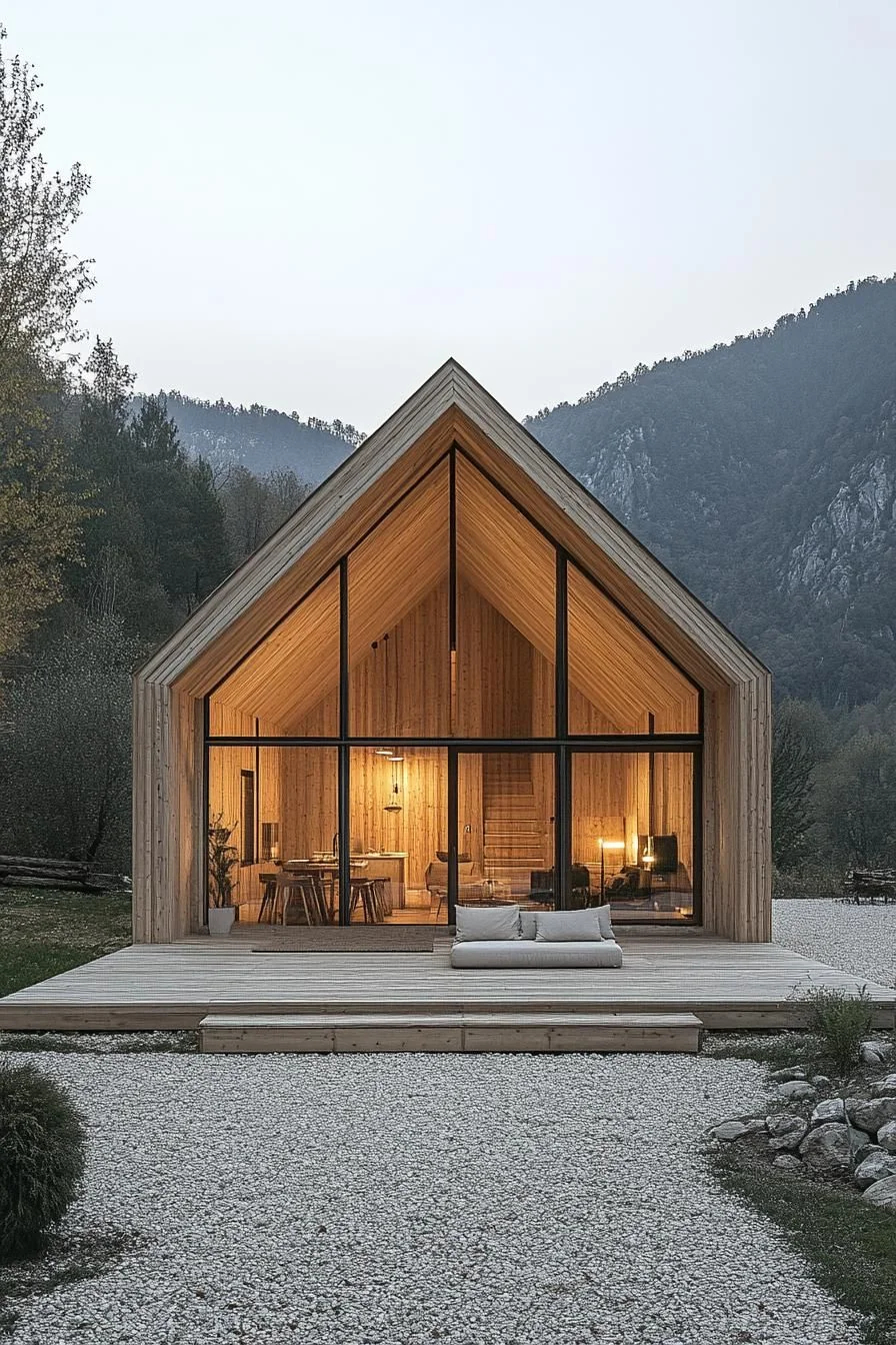 Timber Gable Home in a Quiet Setting