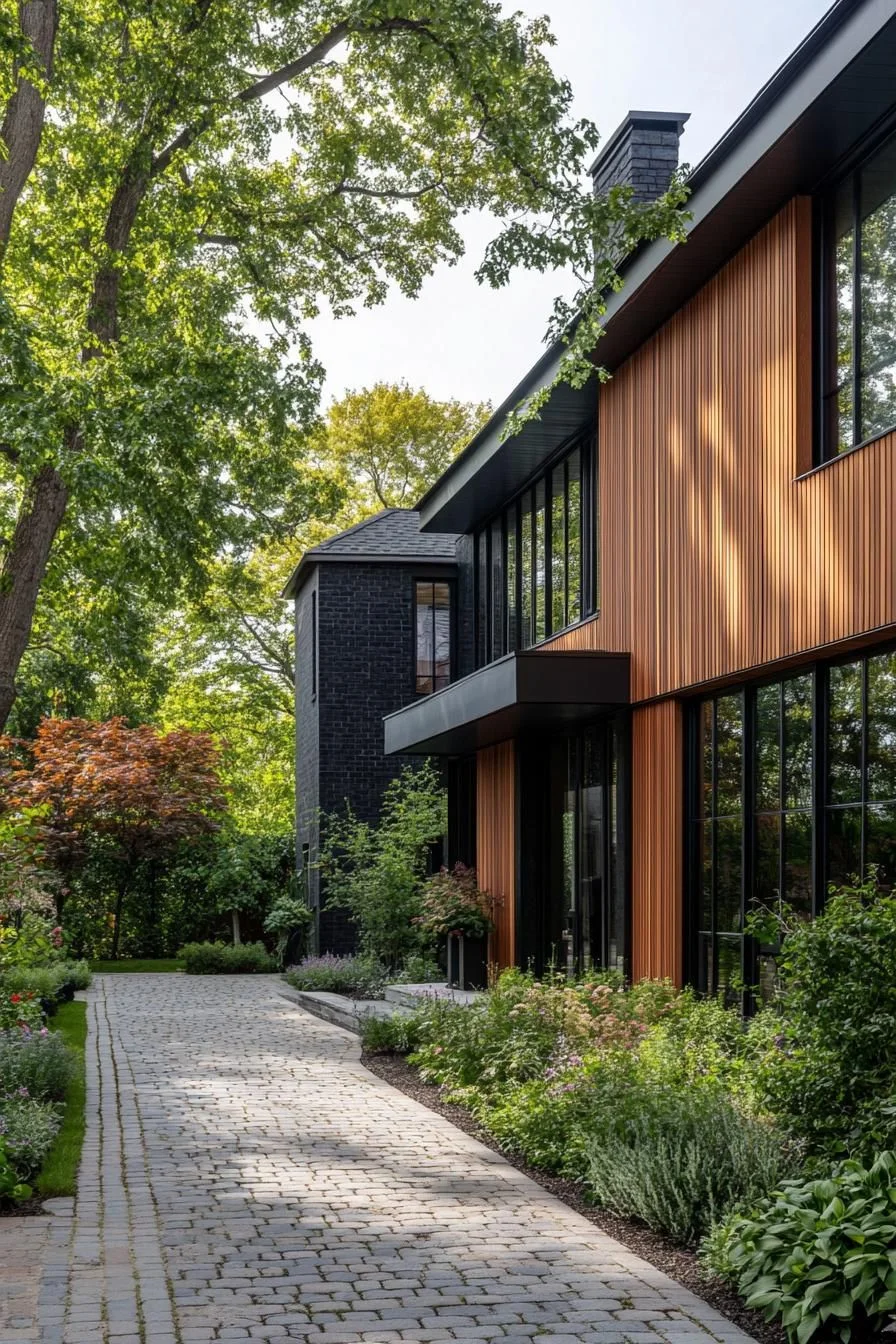 Long House Sheltered by a Leafy Canopy