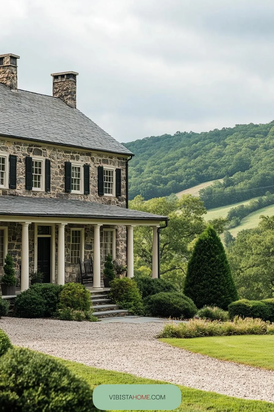 Verdant Vista Stone Homestead