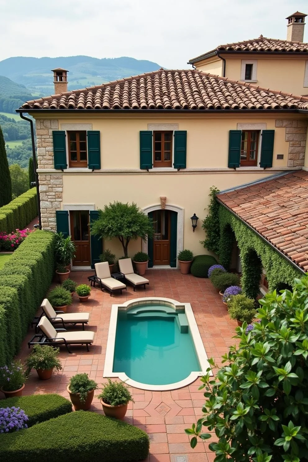 Compact Tuscan Villa With a Small Pool