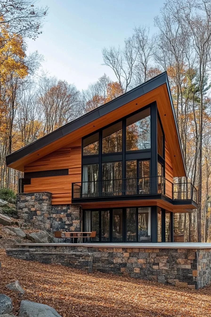 A-Frame Timber Cabin in the Treetops