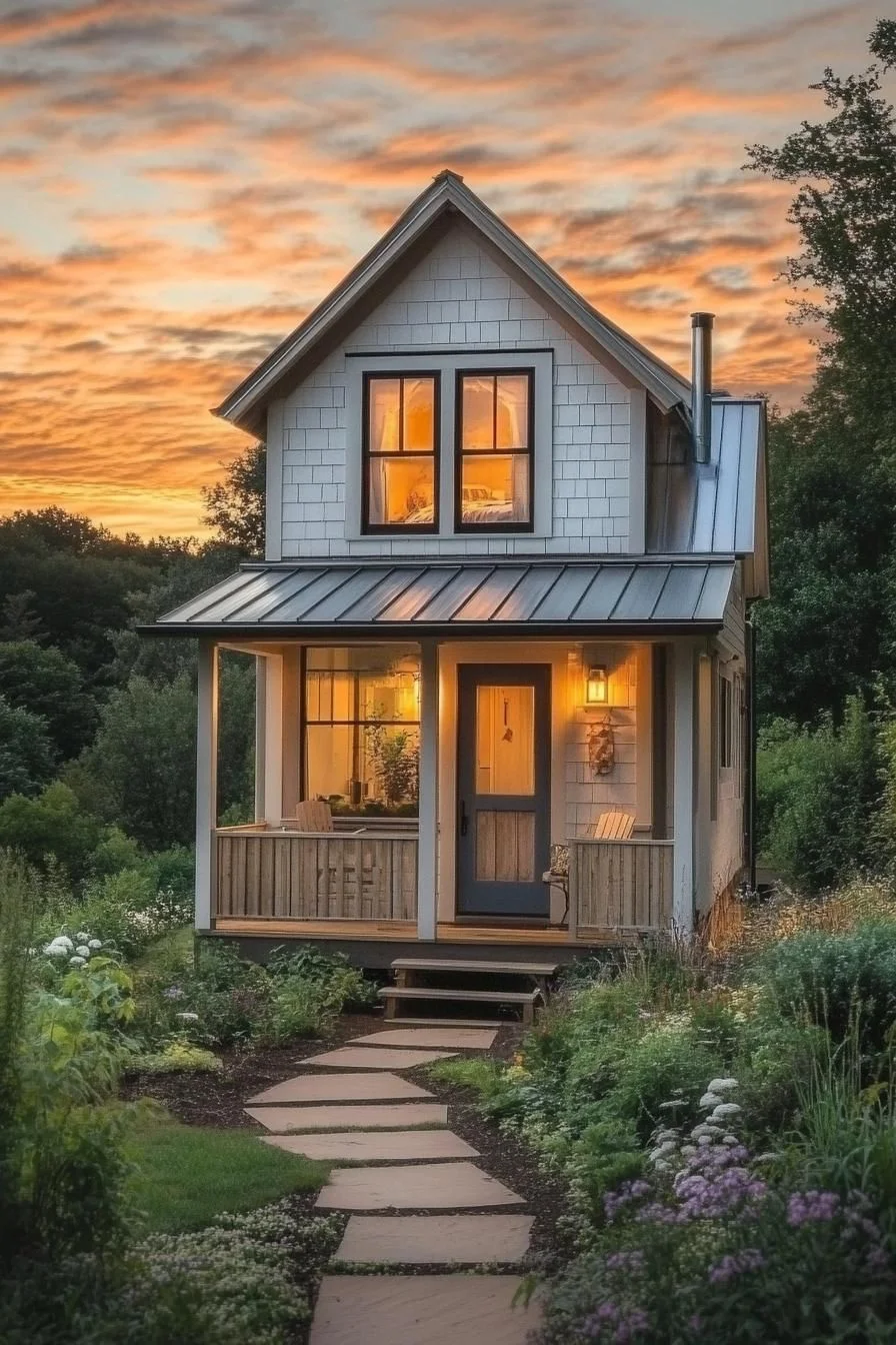 Miniature Mansion Amid Nature