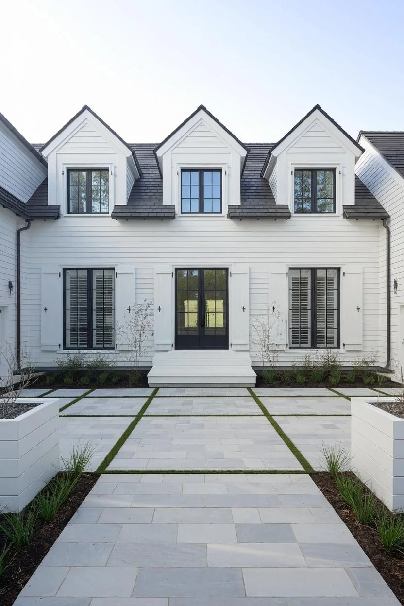 A Whimsical White Suburban Retreat