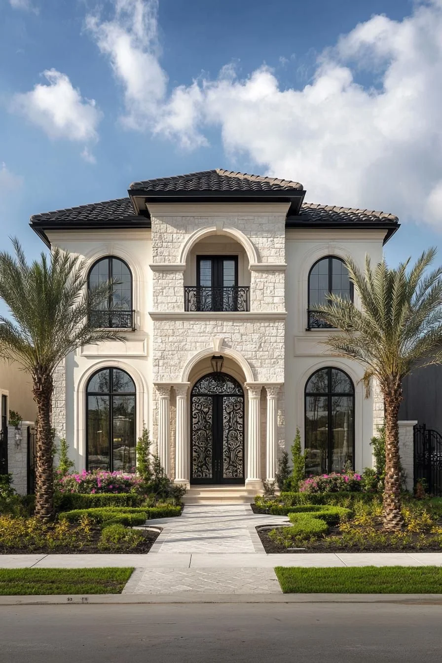Sophisticated Home With Archway Details