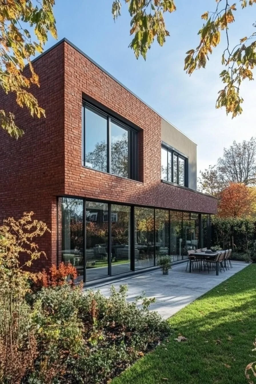 Brick Home with Modern Style