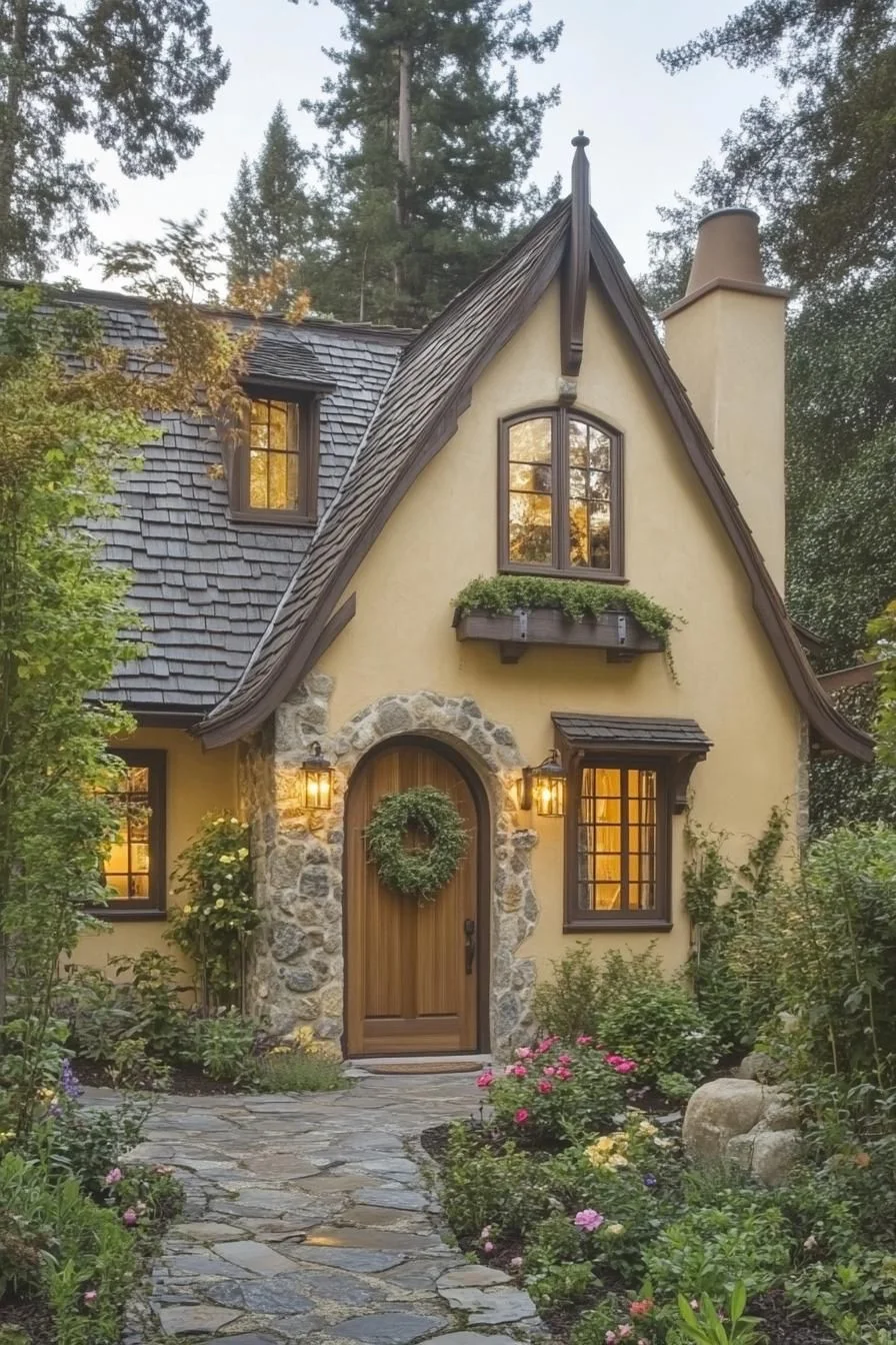 A Storybook Cottage Tucked in the Woods