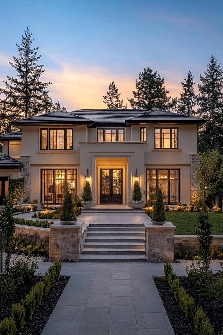 Grand Neoclassical Evening Retreat