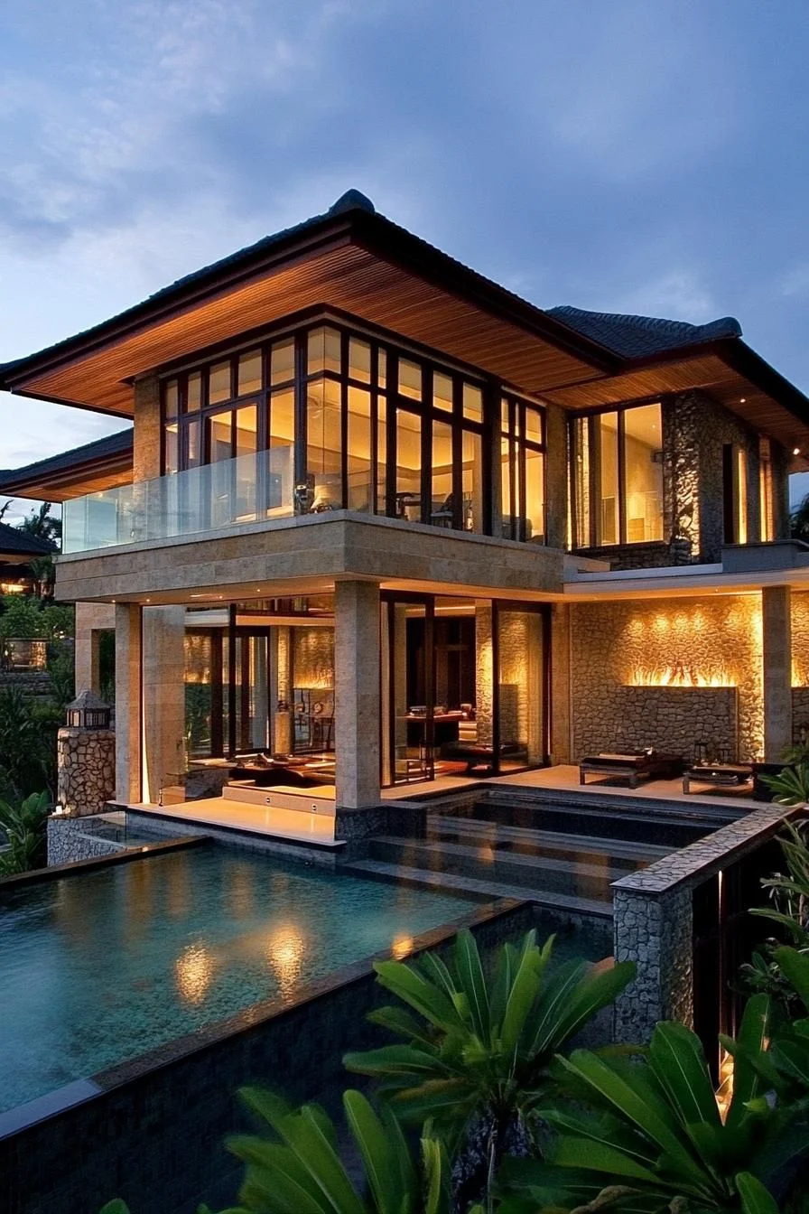 Sunset Serenity: A Modern Luxe Bali Retreat