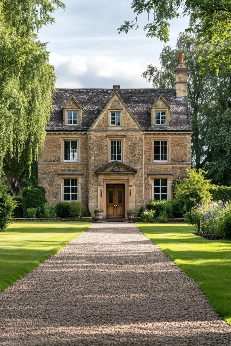 A Classic Stone Manor With Green Views