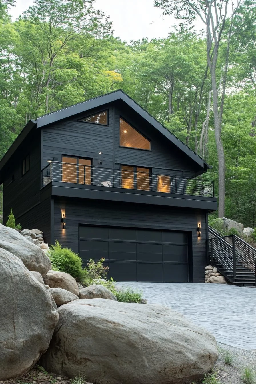 Serenity in a Modern Woodland Setting