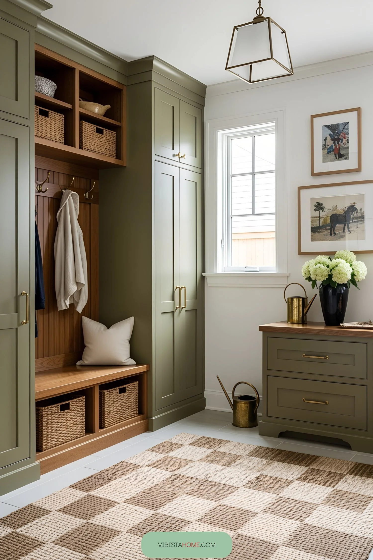 10) Calm Nooks in Olive Green