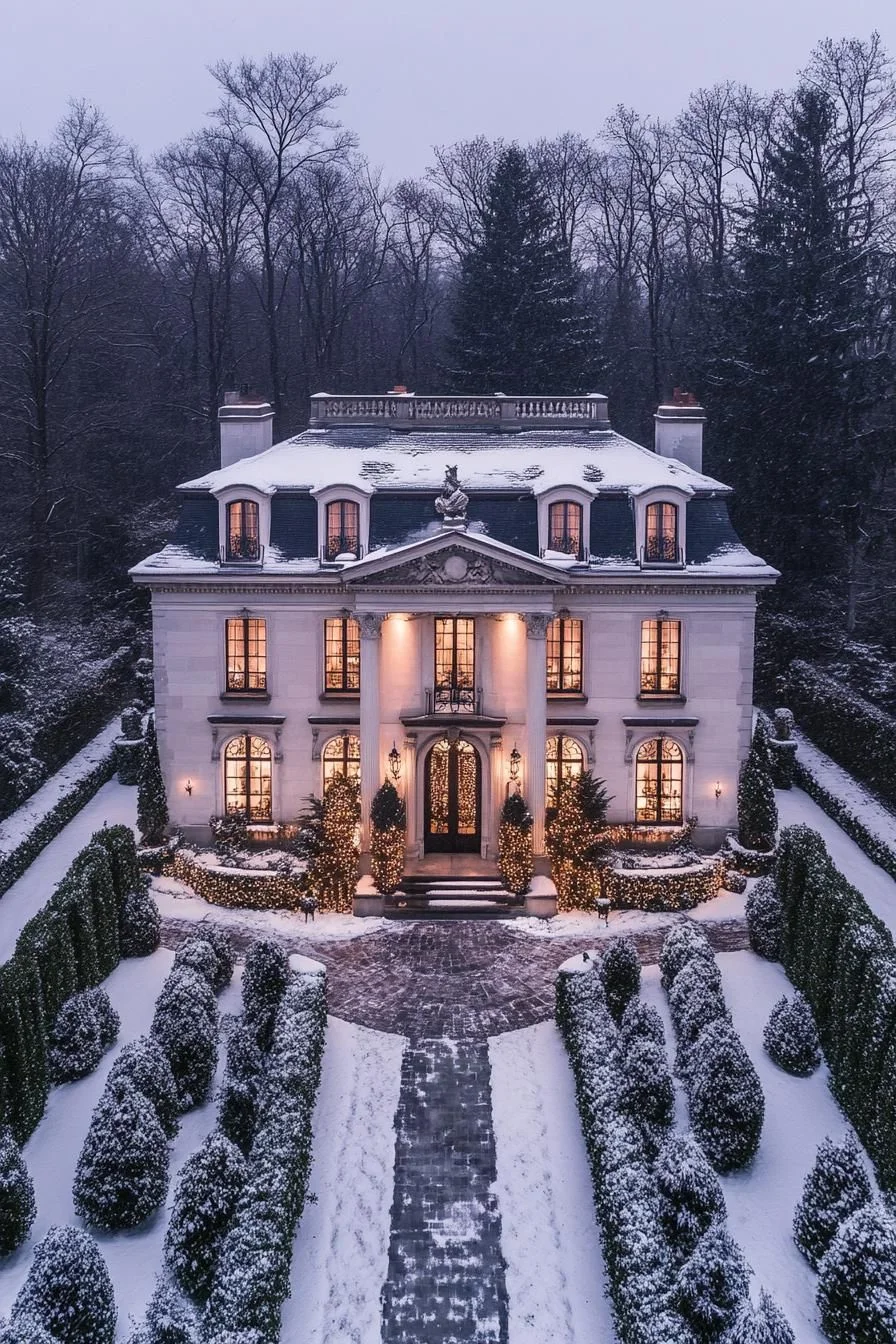 Winter Elegance in Majestic Stone