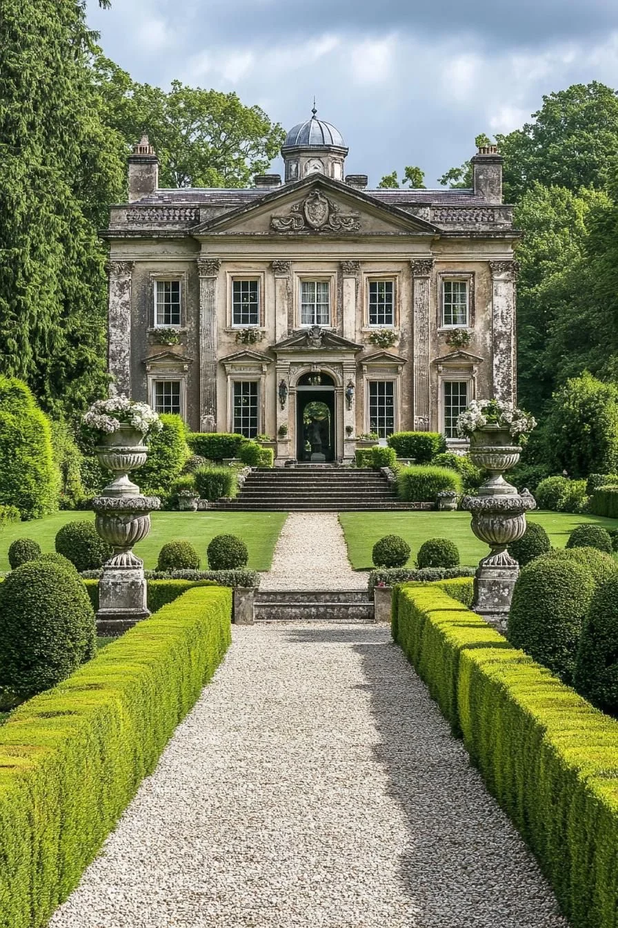 A Walkway With Aristocratic Ambience