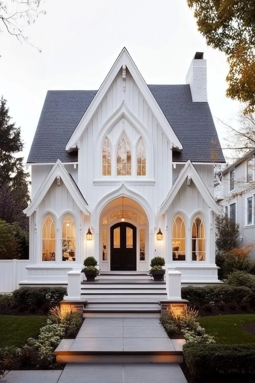 Grand Gothic-Style Manor With Character