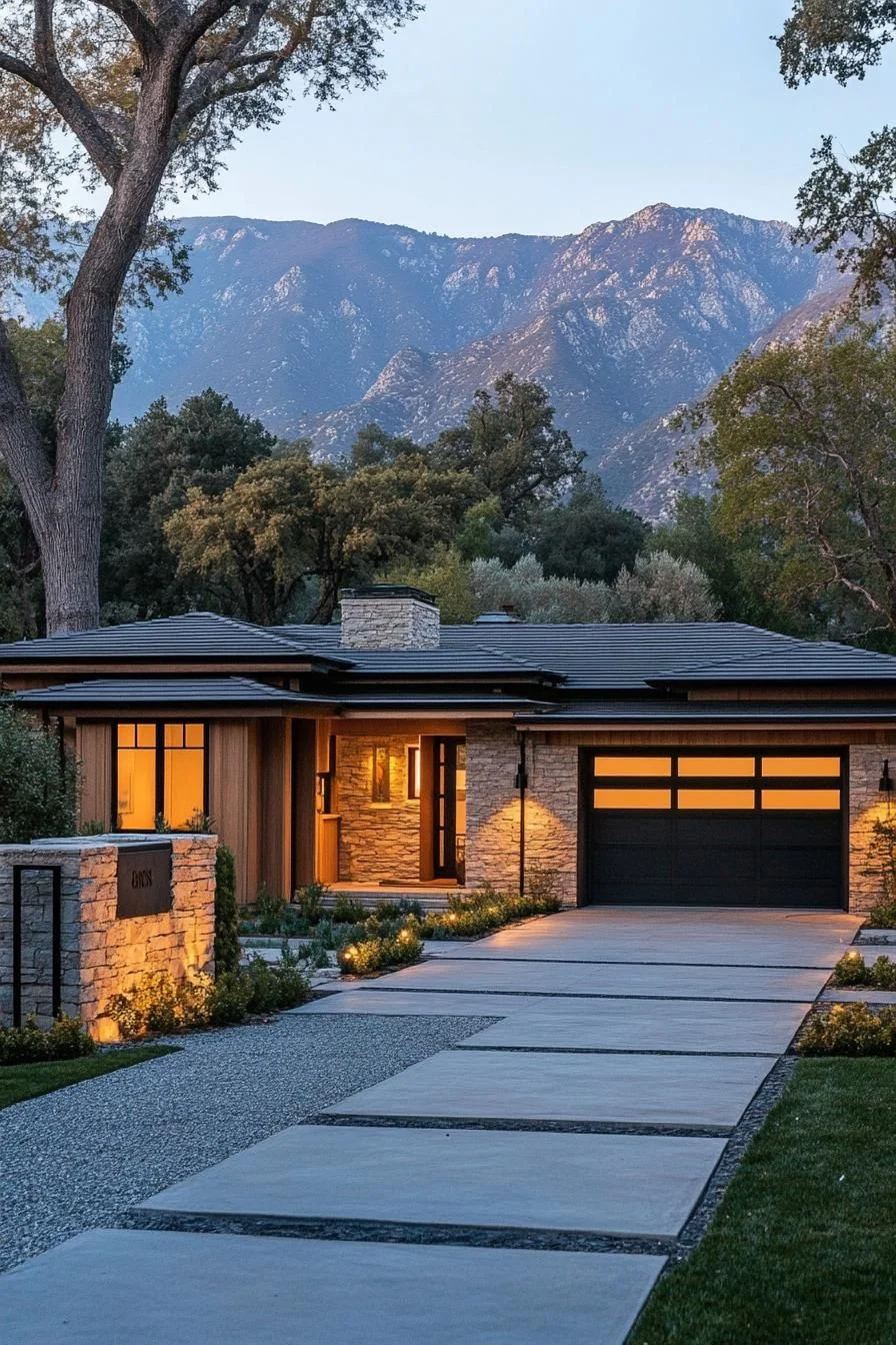 A Craftsman Home Set in the Mountains
