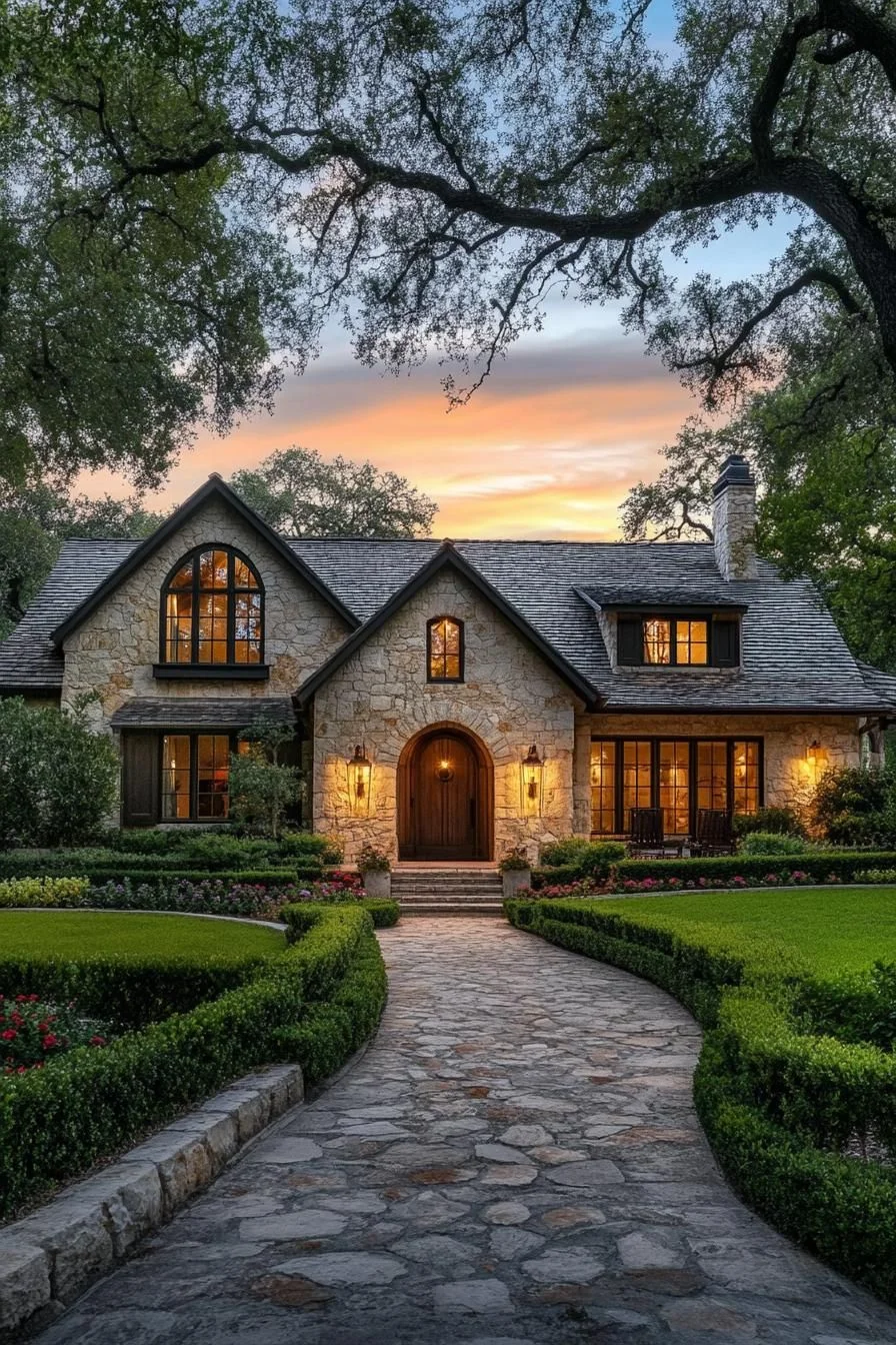 A Cozy Stone Farmhouse Homestead
